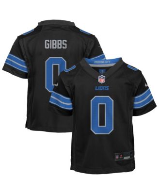 Nike Детская черная джерси Detroit Lions