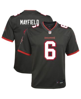 Nike Big Boys and Girls Baker Mayfield Pewter Tampa Bay Buccaneers Game Jersey