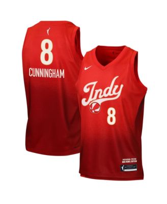 Nike Sophie Cunningham Red Indiana Fever Victory Rebel Edition Jersey для детей