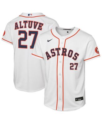 Детская футболка Nike Jose Altuve White Houston Astros Home Stadium