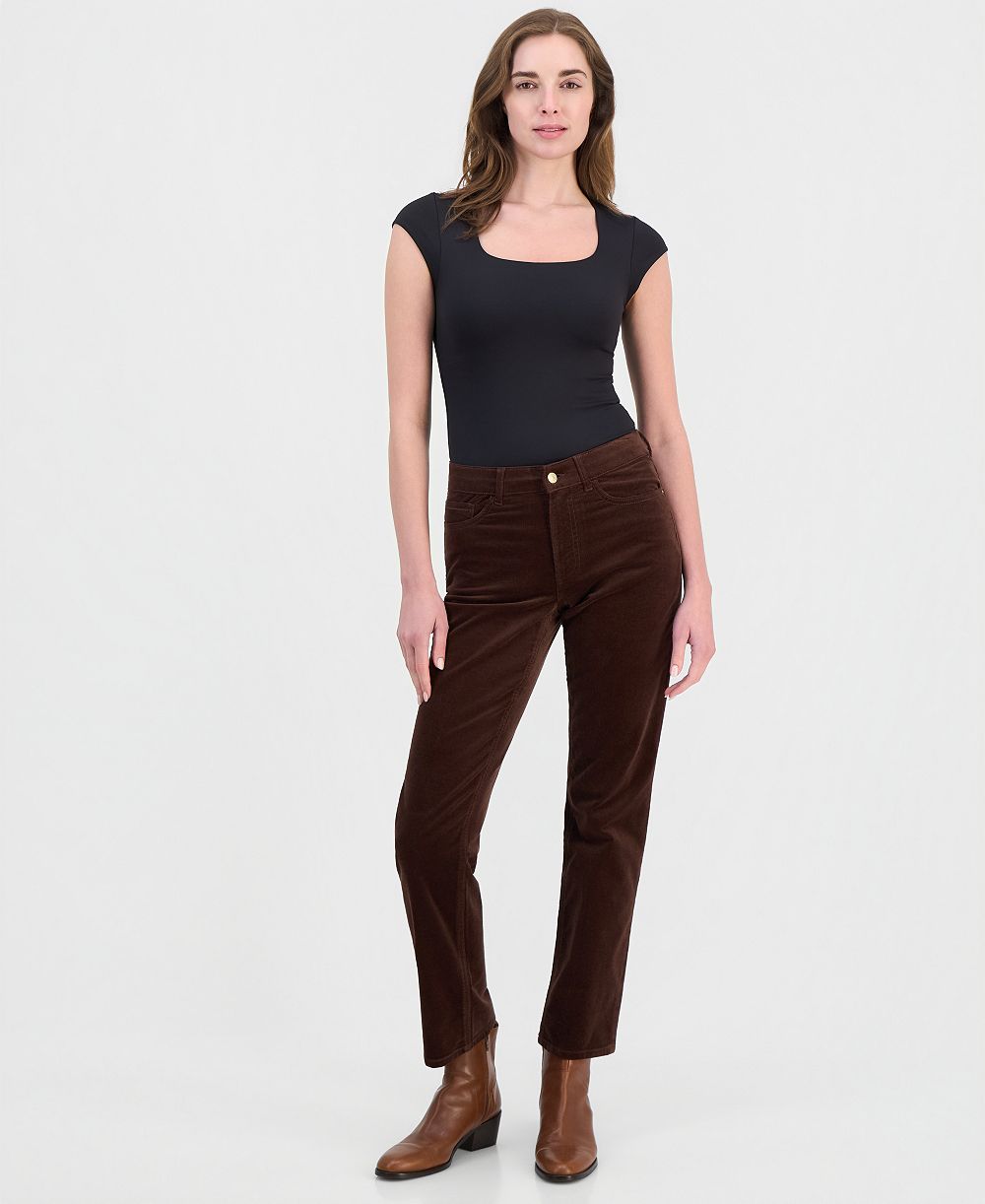 Nautica Women's Straight-Leg Corduroy Pants