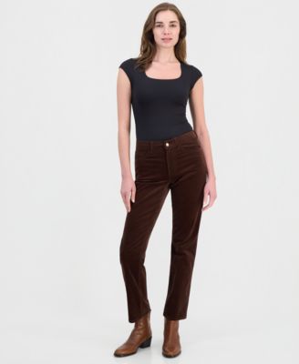 Nautica Women's Straight-Leg Corduroy Pants