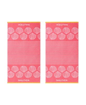 Набор пляжных полотенец Nautica Shell Border Cotton 2-Piece