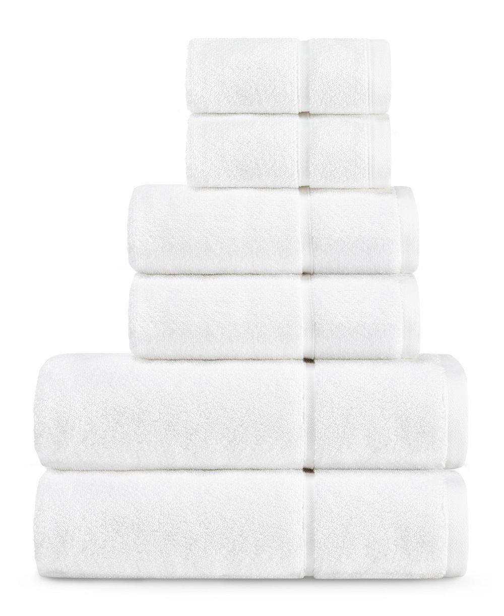 Vera Wang современный хлопковый набор полотенец Terry 6-Piece