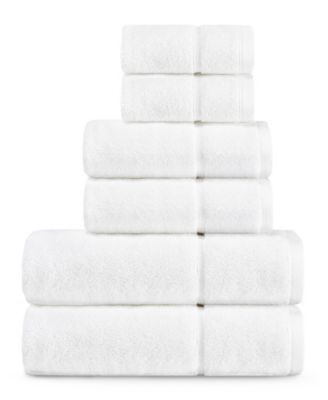 Vera Wang современный хлопковый набор полотенец Terry 6-Piece