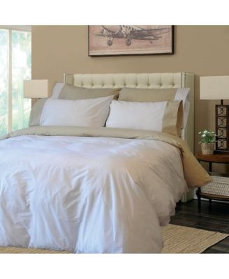 Royal Tradition Bicolor Percale Duvet Cover Set