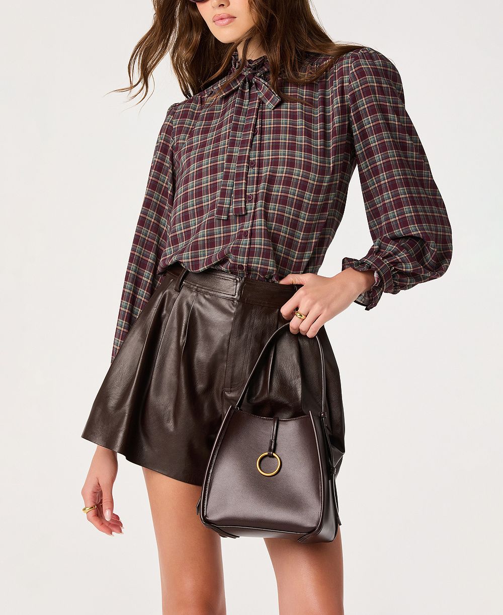 ASTR the Label Women's Alyssa Mock-Neck Top