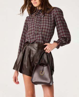ASTR the Label Women's Alyssa Mock-Neck Top