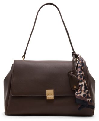 Anne Klein Flap with Scarf Medium Shoulder Handbag