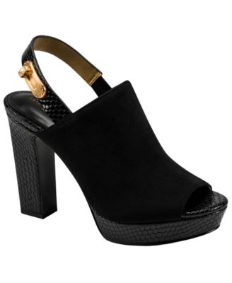 Donna Karan New York Women's Serenity Platform Slingback Sandals
