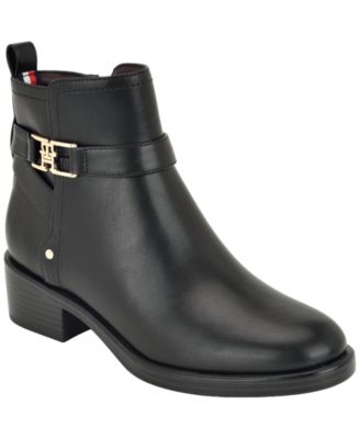 Tommy Hilfiger Women's Idala Ornamented Side Zip Booties