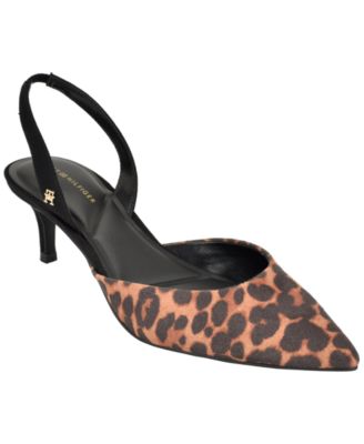 Tommy Hilfiger Women's Tanna Kitten Heel Slingback Dress Pumps