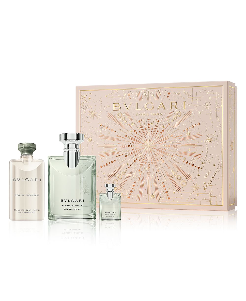BVLGARI подарочный набор из 3 флаконов Pour Homme Eau de Parfum