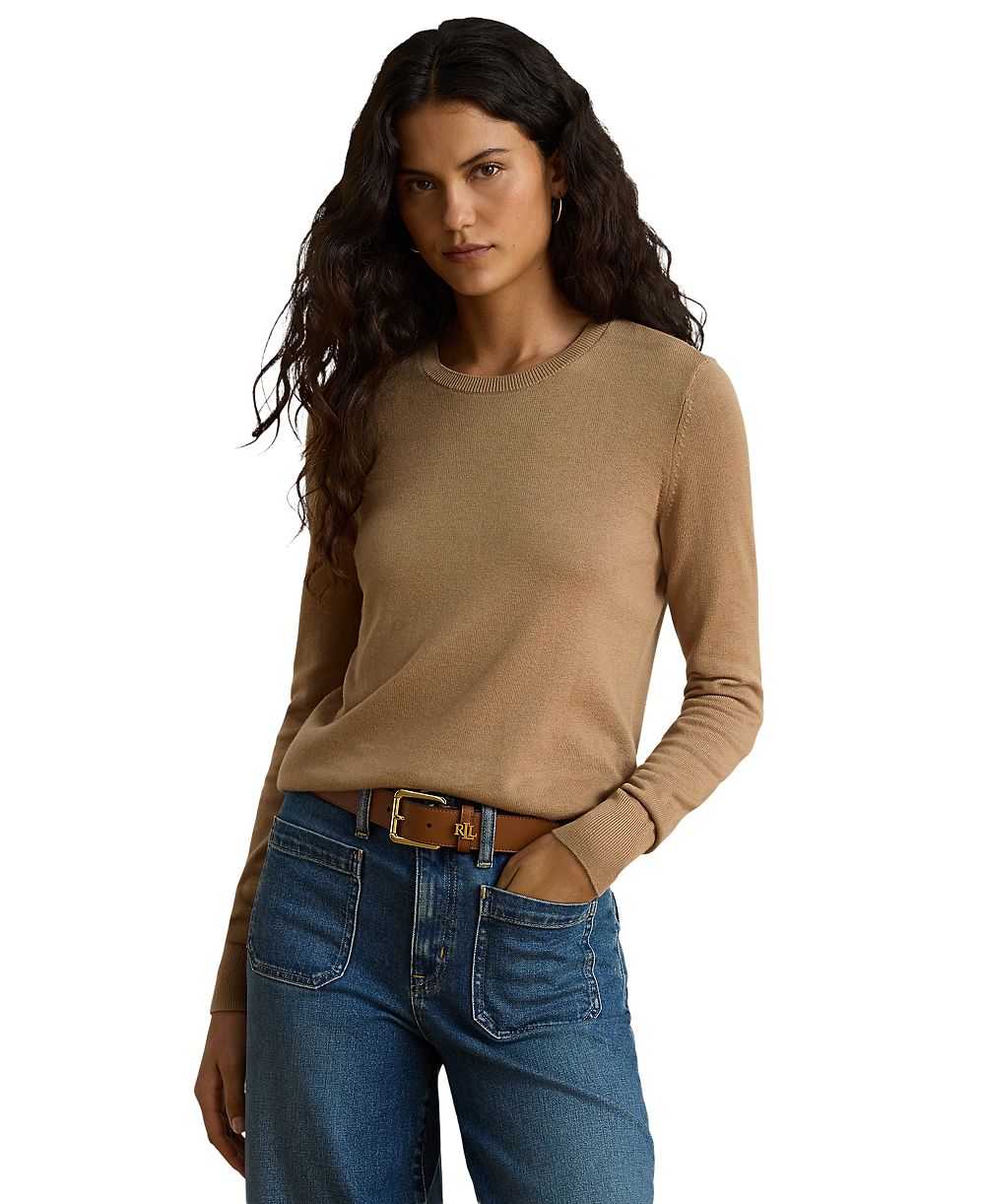 Lauren Ralph Lauren Petite джемпер с длинным рукавом и круглым вырезом