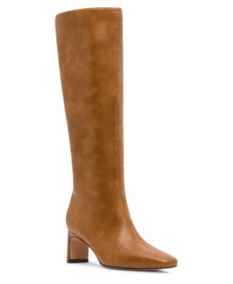 Madden Girl Women's Admyre Stovepipe Blade Heel Tall Dress Boots