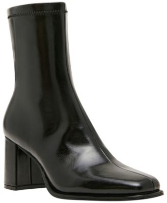 Женские ботильоны Madden Girl Morning Block Heel Square Toe Sock Booties