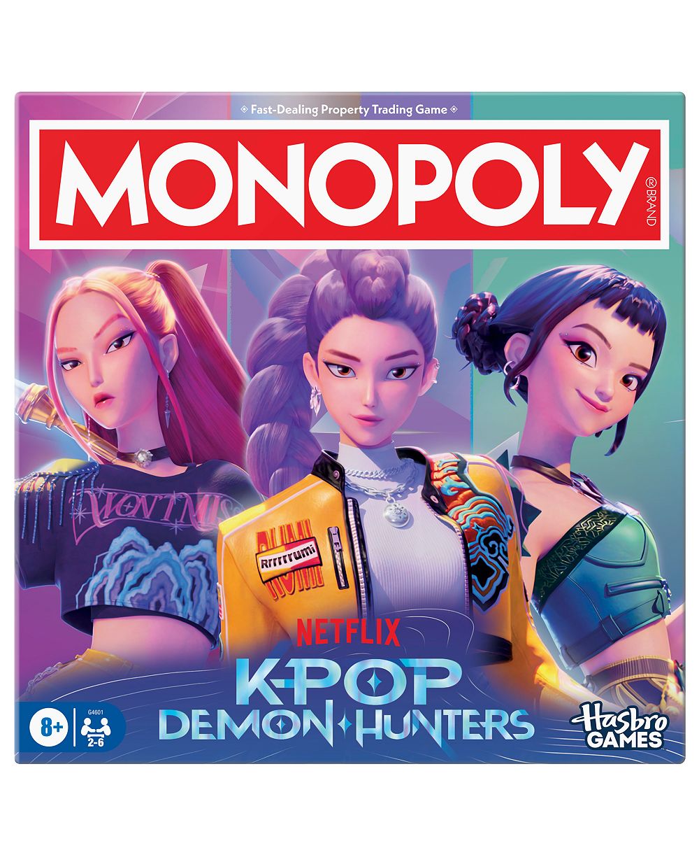 MONOPOLY Настольная игра KPop Demon Hunters Edition