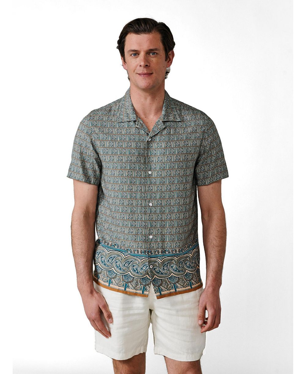 Aubin Men's Belmont Printed Shirt