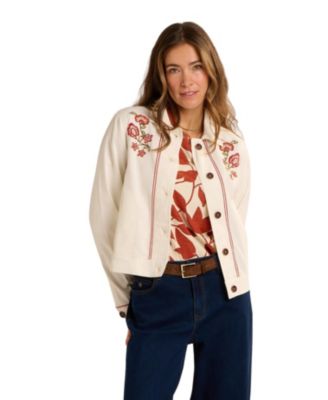 Brakeburn Women's Celestina Floral Embroidery Jacket