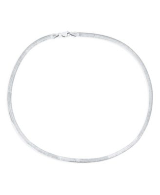 Bling Jewelry ожерелье-чокер Omega Snake из серебра 925