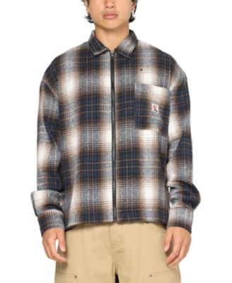 Мужская рубашка CARRE Ombre Zip Up Long Sleeve