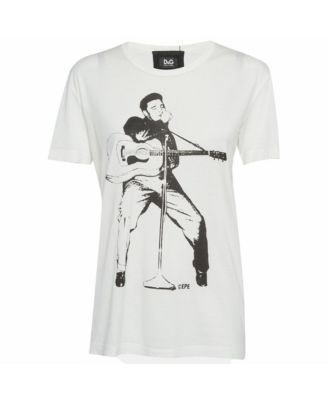 Pre-Owned Dolce & Gabbana Мужская футболка из джерси с принтом