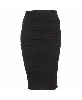 Pre-Owned Dolce & Gabbana Women's Jersey Ruched Pencil Skirt
