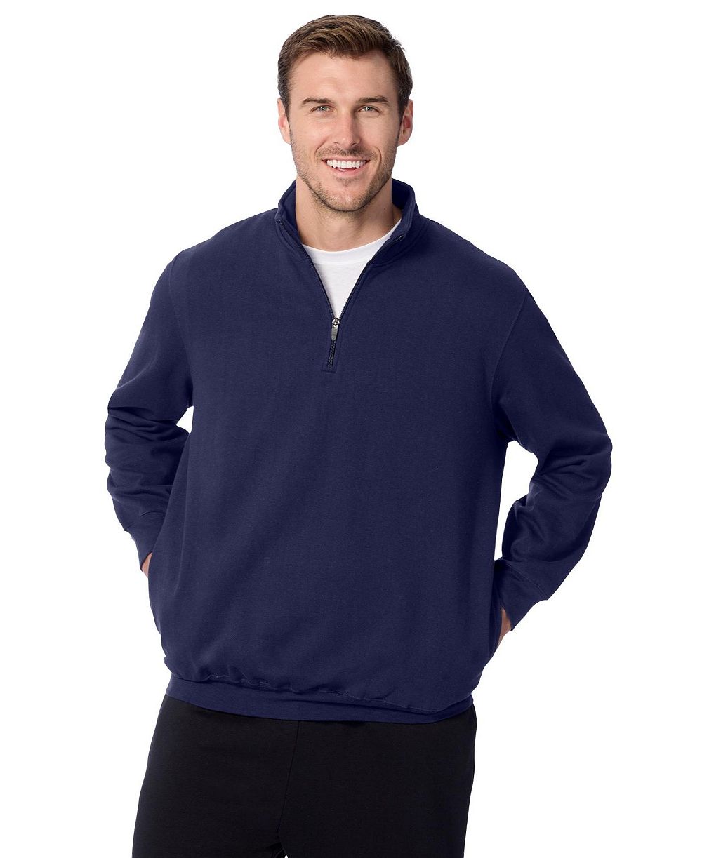 KingSize Men's Fleece 1/4 Zip Sweatshirt