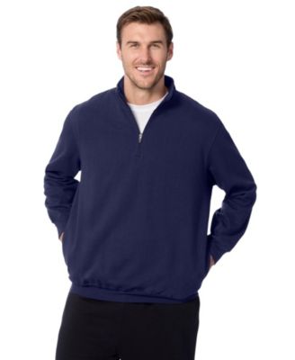 KingSize Мужская флисовая толстовка на молнии 1/4 Zip