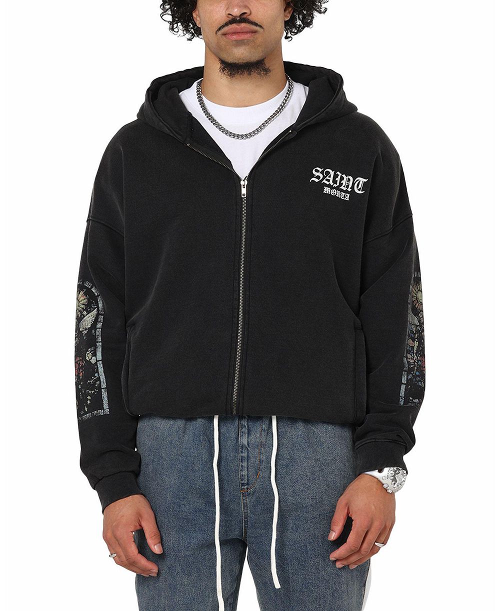 SAINT MORTA Мужской свитшот-худи Kingdomcome Boxy Zip