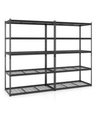 Costway Tier Heavy-Duty Utility Shelf with Adjustable Wire Racks, 2000 lbs Capacity
