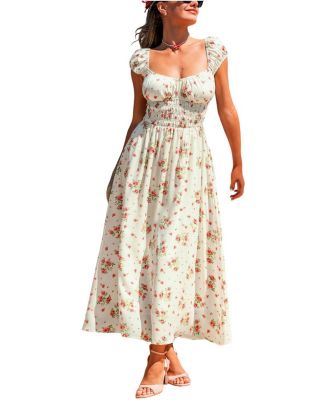 Женское пляжное платье макси Cupshe Guest List Floral