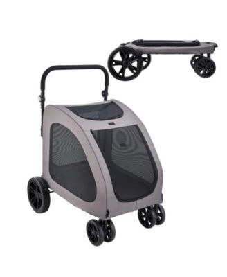 VEVOR Pet Stroller 4-Wheels Dog Stroller Carrier 160lbs Weight Capacity Portable