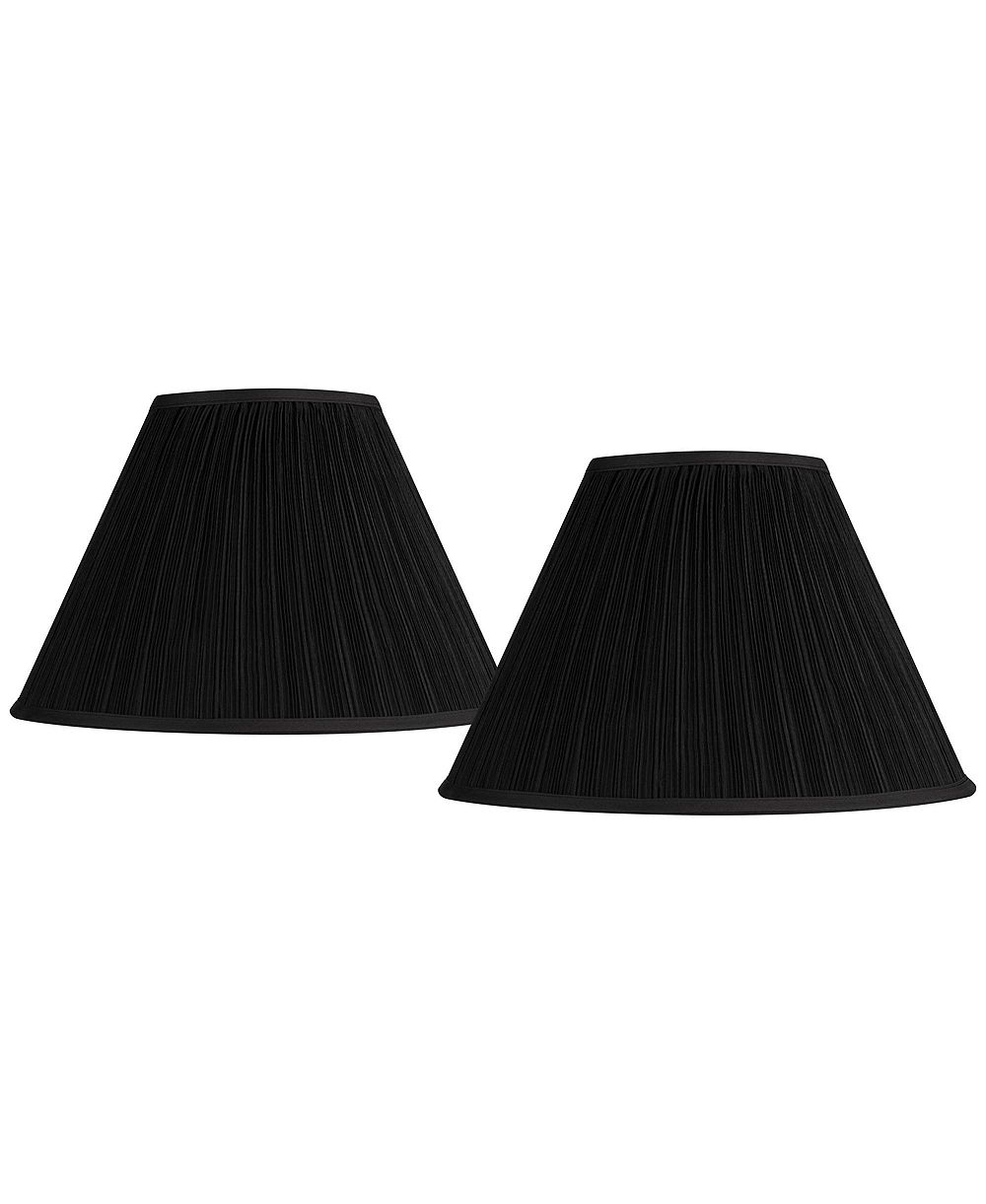 Springcrest Collection комплект из 2 абажуров Empire Pleat Deep Large 7" Slant Spider Replacement Harp and Finial Fitting