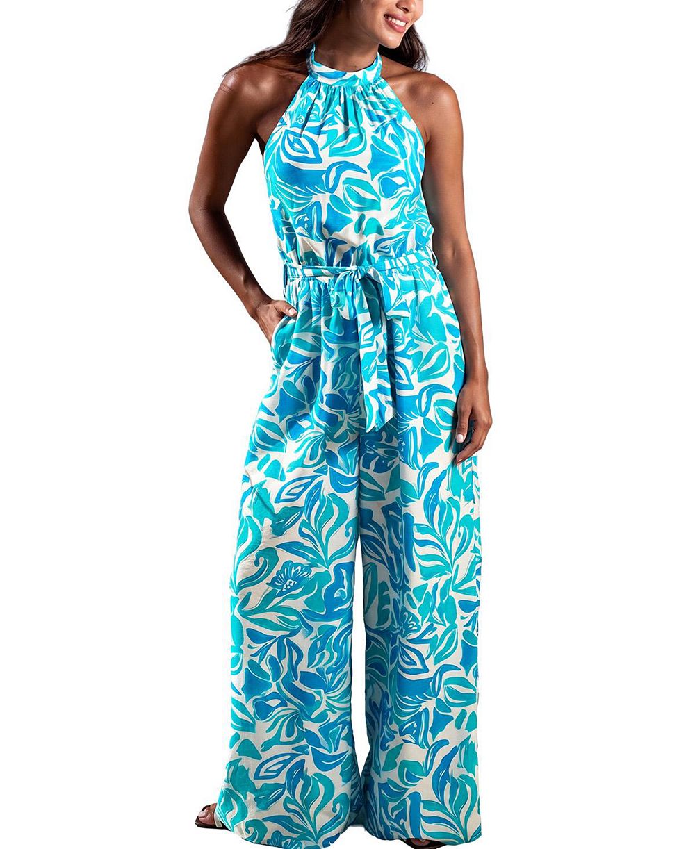 Cupshe Women's Halter Neck Unlined Jumpsuit