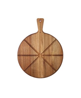 Dexas Acacia Round Pizza Serving Board