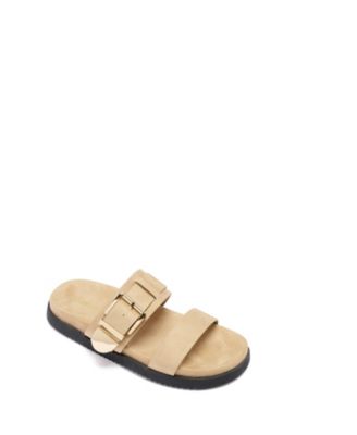 Cashew faux suede
