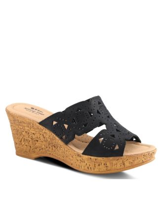 Женские сандалии Spring Step Flamyo Slide с кожаным верхом