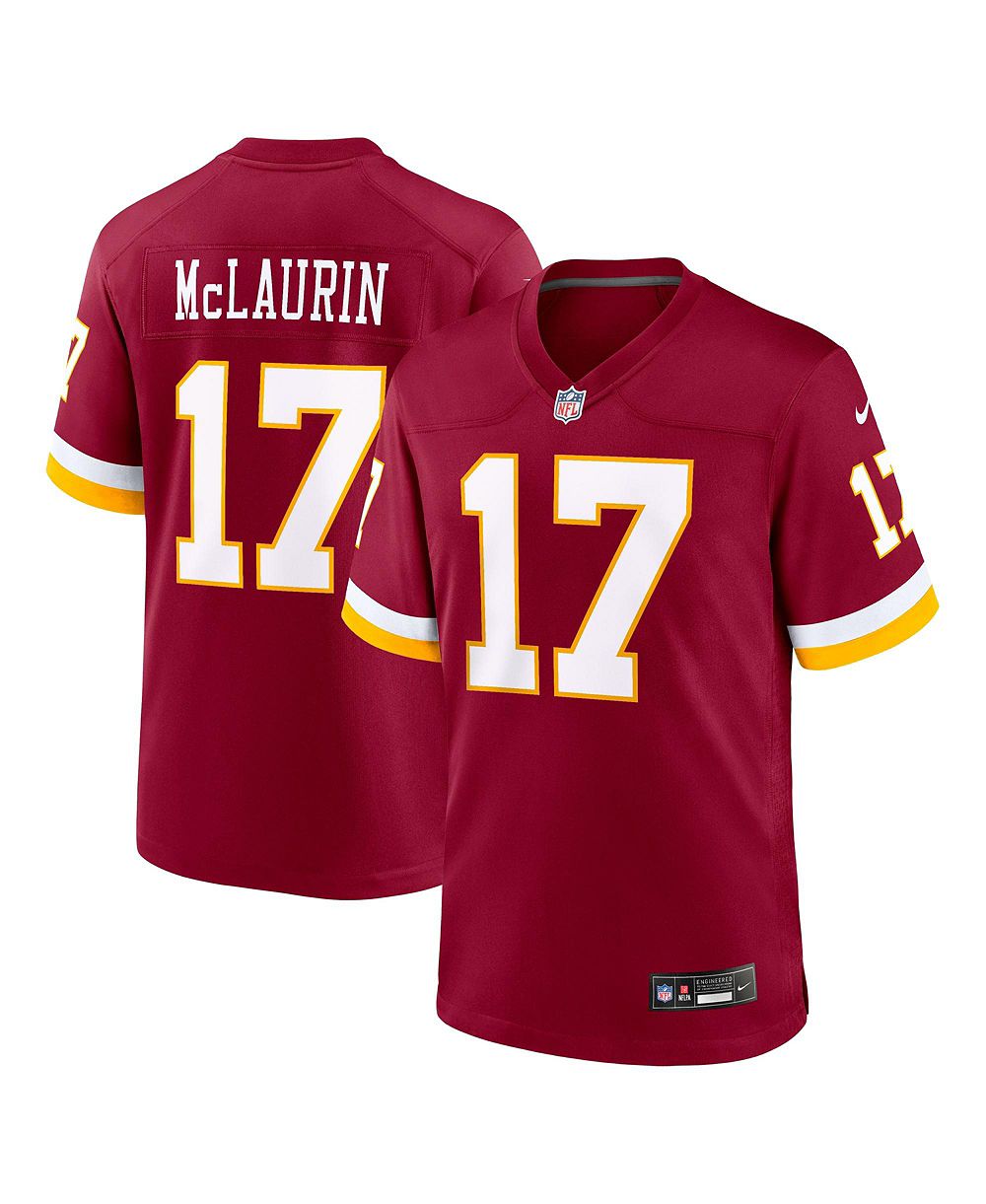 Nike Мужская игровая джерси Terry McLaurin Washington Commanders, бордовая