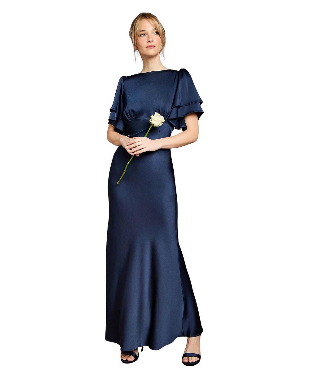 Coast Women's High Neck Crepe Maxi Dress