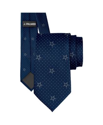 J. Palmer Men's Dallas Cowboys Game Day Polka Dot Tie