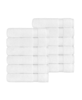 Linum Home Textiles Anovia Turkish Cotton 12-Piece Hand Towel Set