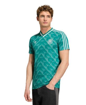 Adidas Мужская джерси Германия 1990 Away Bringback, зеленая