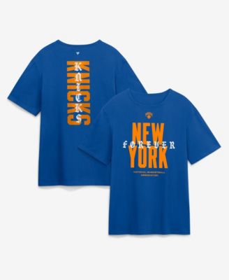 Мужская футболка Fanatics Blue New York Knicks NY Forever Legacy Cotton