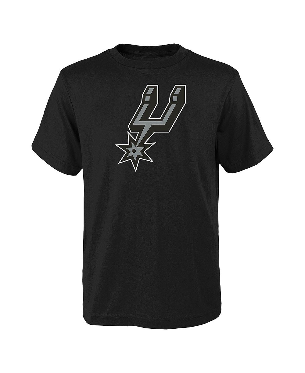 Футболка Outerstuff Black San Antonio Spurs Primary Logo для детей