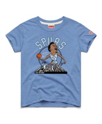 Homage Big Boys and Girls Victor Wembanyama Light Blue San Antonio Spurs Caricature Tri-Blend T-Shirt