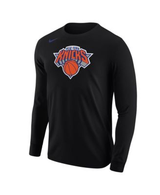 Nike Men's Black New York Knicks Core Long Sleeve T-Shirt