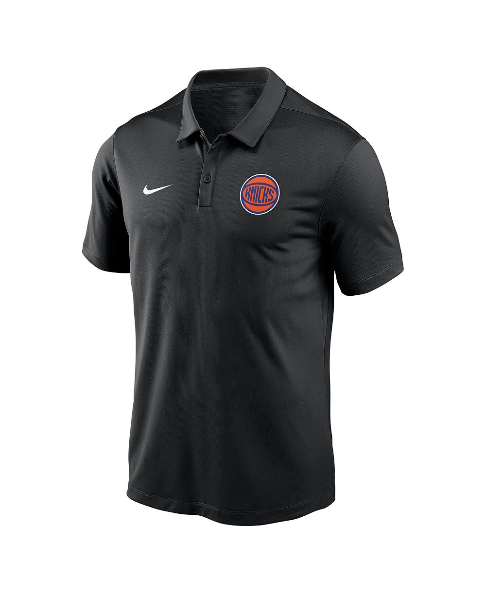 Nike Men's Black New York Knicks Dri-FIT Victory Polo