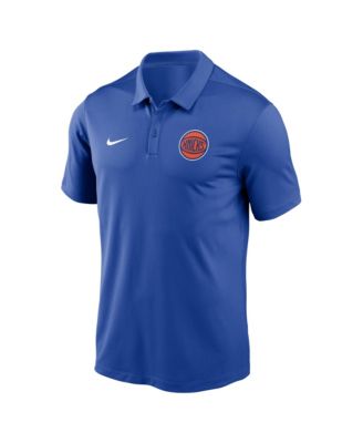 Мужское поло Nike New York Knicks Dri-FIT Victory синего цвета