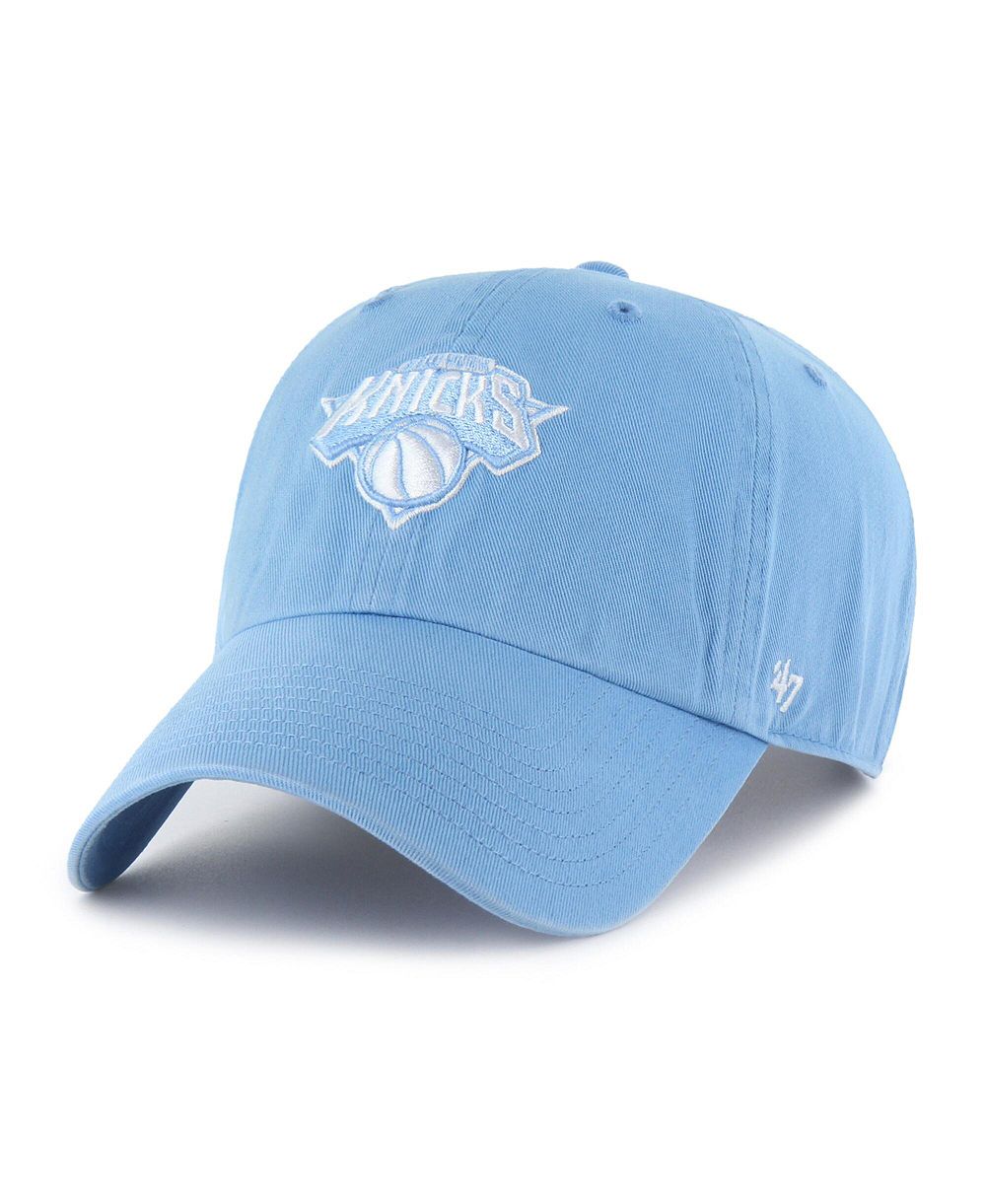'47 Brand Мужская светло-голубая кепка New York Knicks Clean Up Adjustable